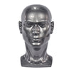 Mannequin Head Man Dummy for Scarf Hat Sunglass Display Manikin Head Black