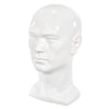 Mannequin Head Man Dummy for Scarf Hat Sunglass Display Manikin Head White