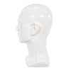 Mannequin Head Man Dummy for Scarf Hat Sunglass Display Manikin Head White