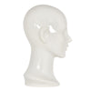 Female Plastic PVC Mannequin Head Model Hat Wig Display Stand Rack White