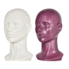 Female Plastic PVC Mannequin Head Model Hat Wig Display Stand Rack White