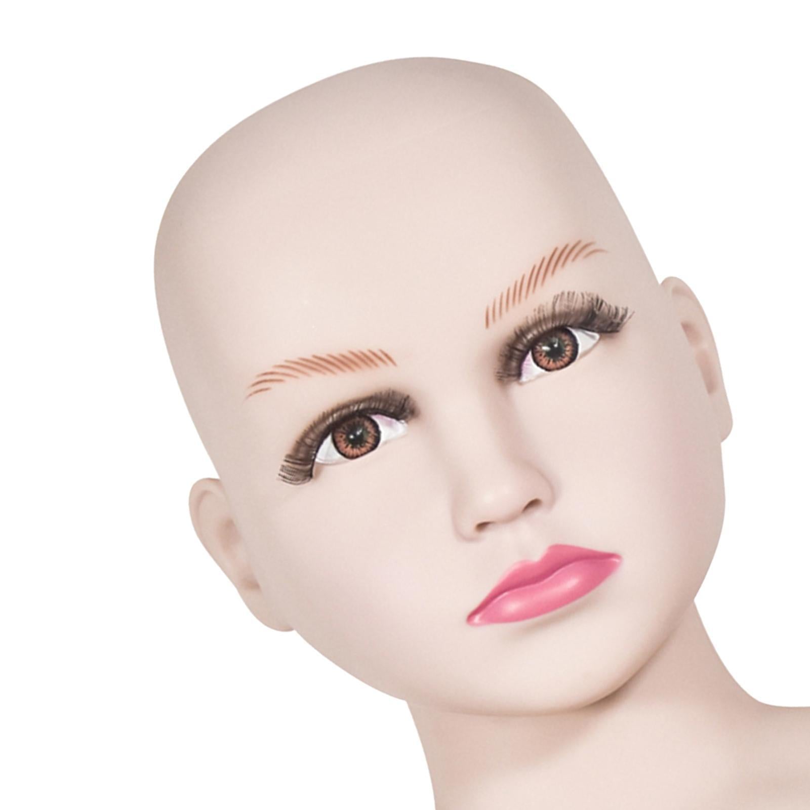 CHILD DISPLAY MANNEQUIN DUMMY HEAD FOR HATS, WIGS, JEWELRY, SCARFS DISPLAY