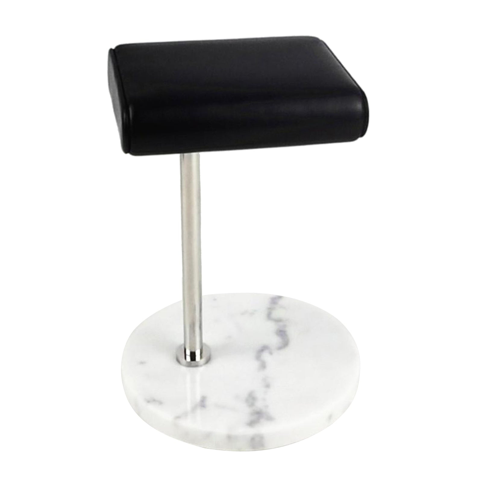 Watch Display Stand Bracelet Jewelry Holder White marble silver pole