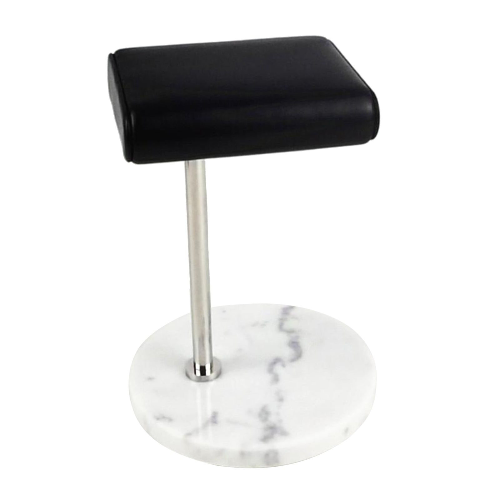 Watch Display Stand Bracelet Jewelry Holder White marble silver pole