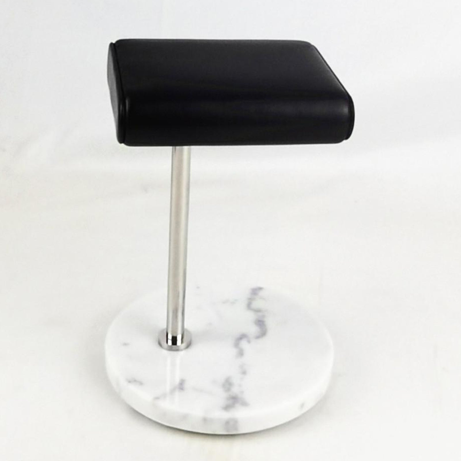 Watch Display Stand Bracelet Jewelry Holder White marble silver pole