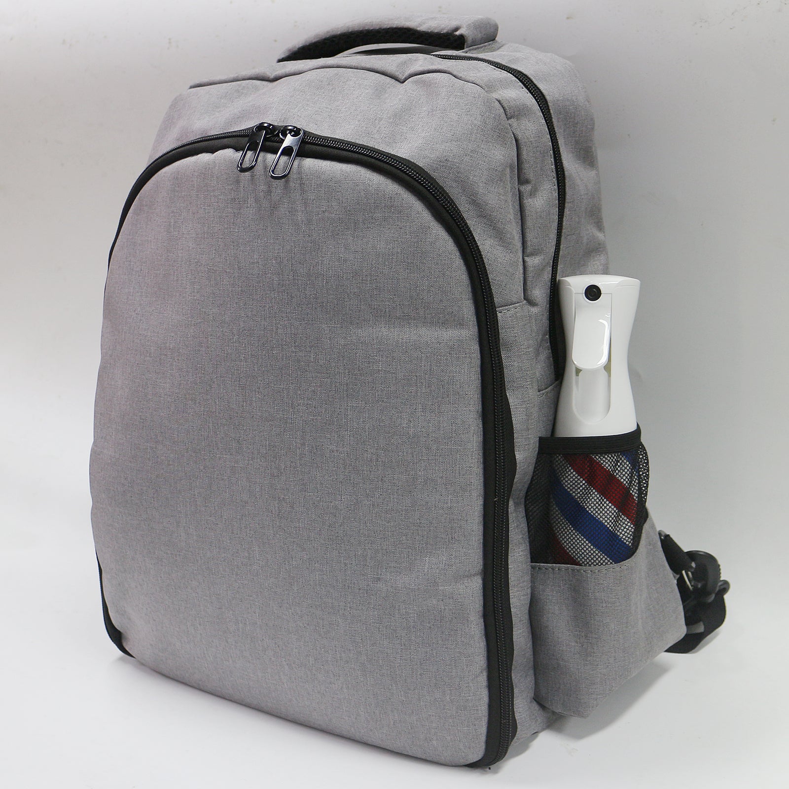 Portable  Makeup Tool Bag for Barber Stylist Grey