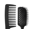 Load image into Gallery viewer, 1Set Salon Hair Styling Plastic Barbers Brush Combs Set Black