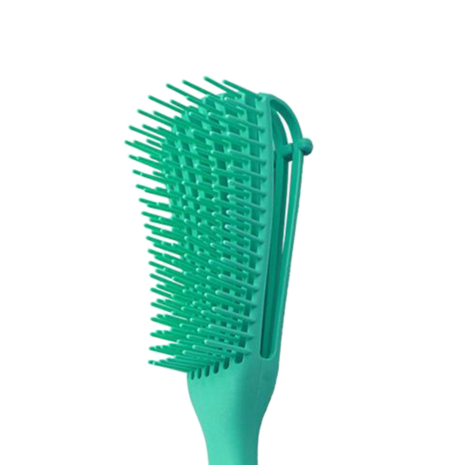 4x Salon Hair Styling Plastic Barbers Brush Combs Set for Long Hair Green