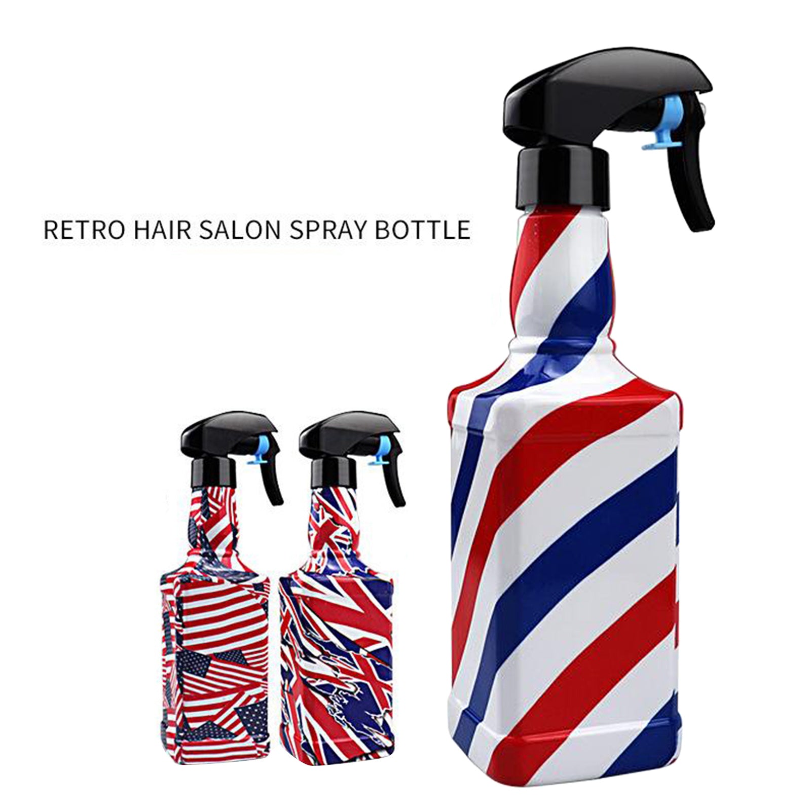 Hairdressing Sprayer Salon Barber Water Spray Bottle  England flag