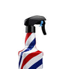 Hairdressing Sprayer Salon Barber Water Spray Bottle  Red Blue Cross grain