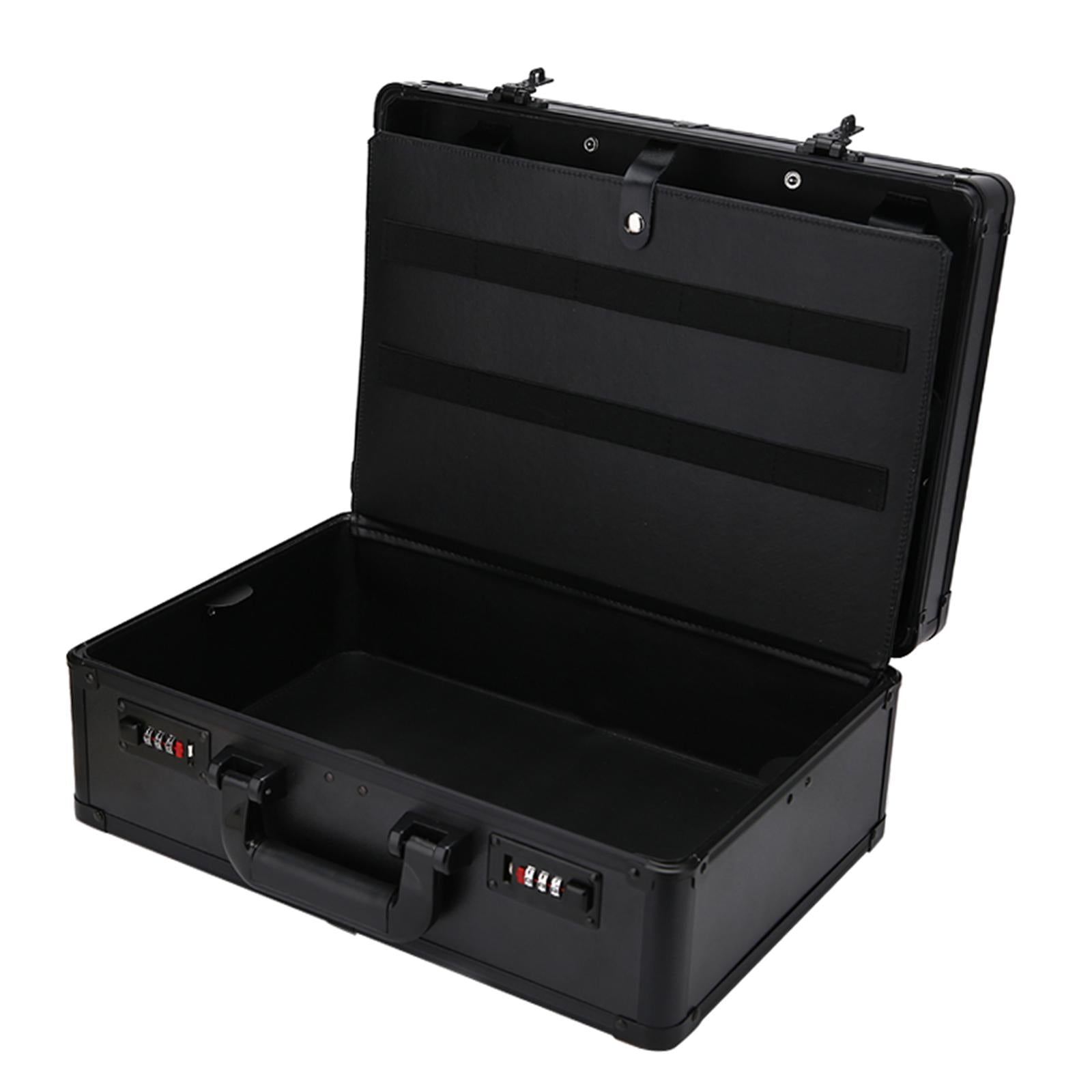 Large Barber Salon Tool Kits Storage Travel Carry Case Organizer Box Black