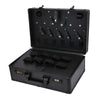 Large Barber Salon Tool Kits Storage Travel Carry Case Organizer Box Black