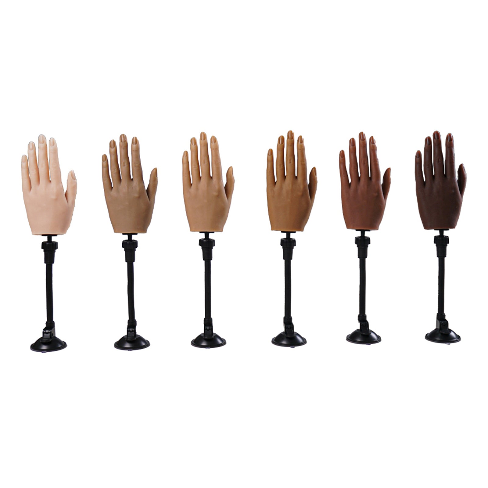 Silicone Nail Practice Hands Mannequin Female Model Display  Style 1 Single