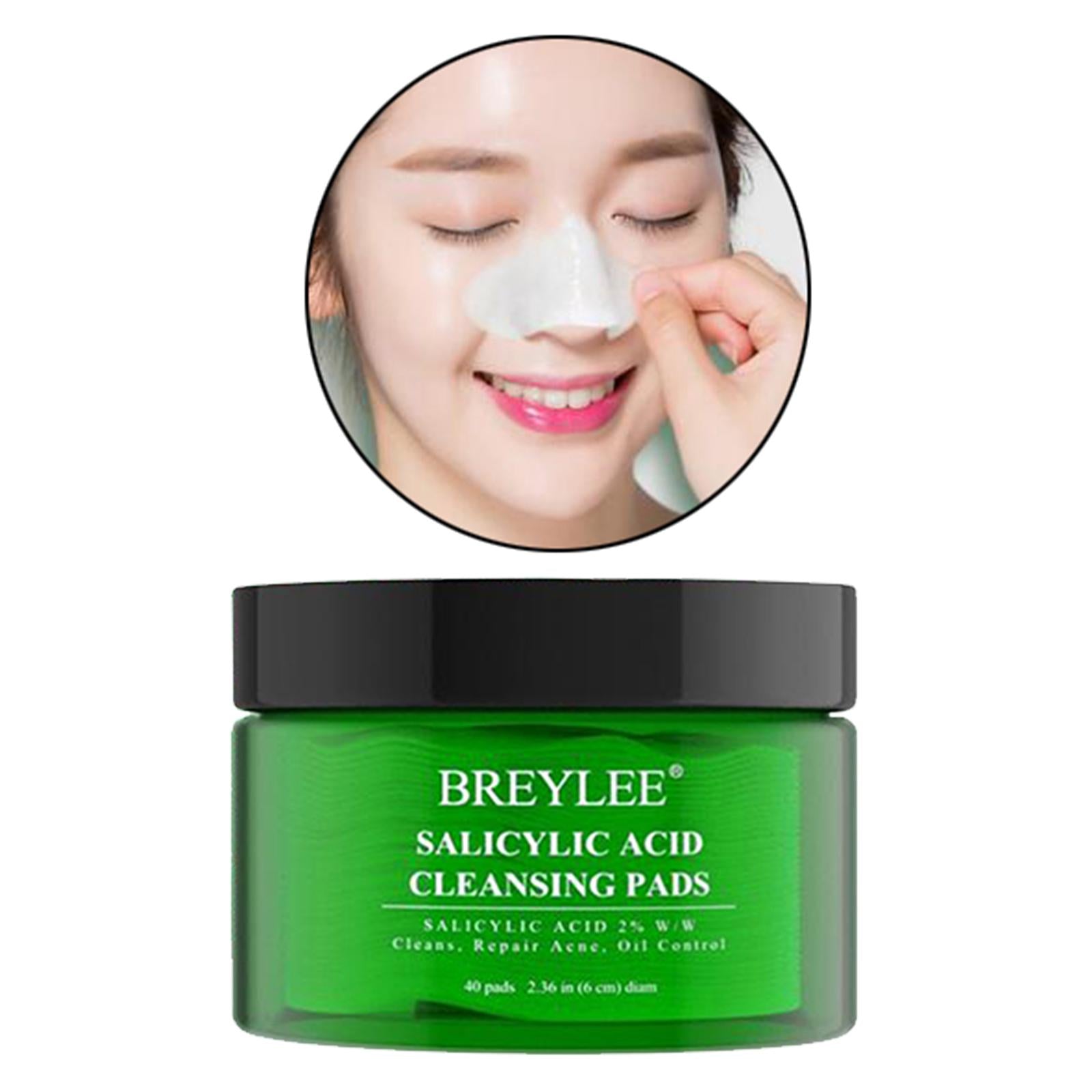 1Bottle Salicylic Acid Anti-Acne Cotton Pads Improve Oil Acne Enlarged Pores