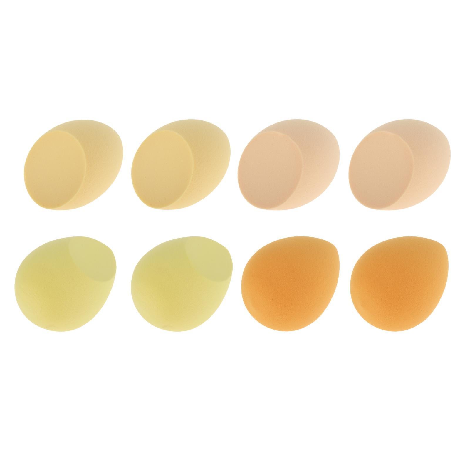 8x Beauty Makeup Sponge Set Blender Blending Foundation  Cheese Mango