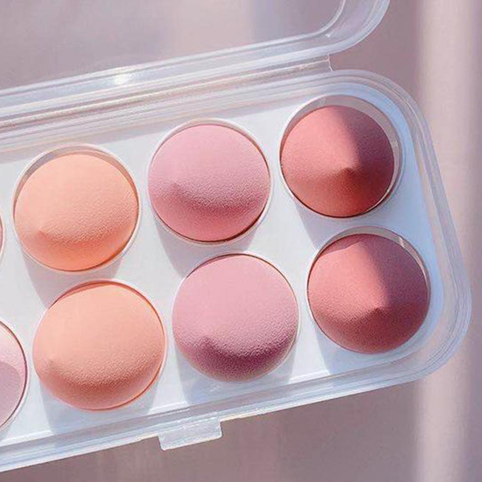 8x Beauty Makeup Sponge Set Blender Blending Foundation  Strawberry Mousse