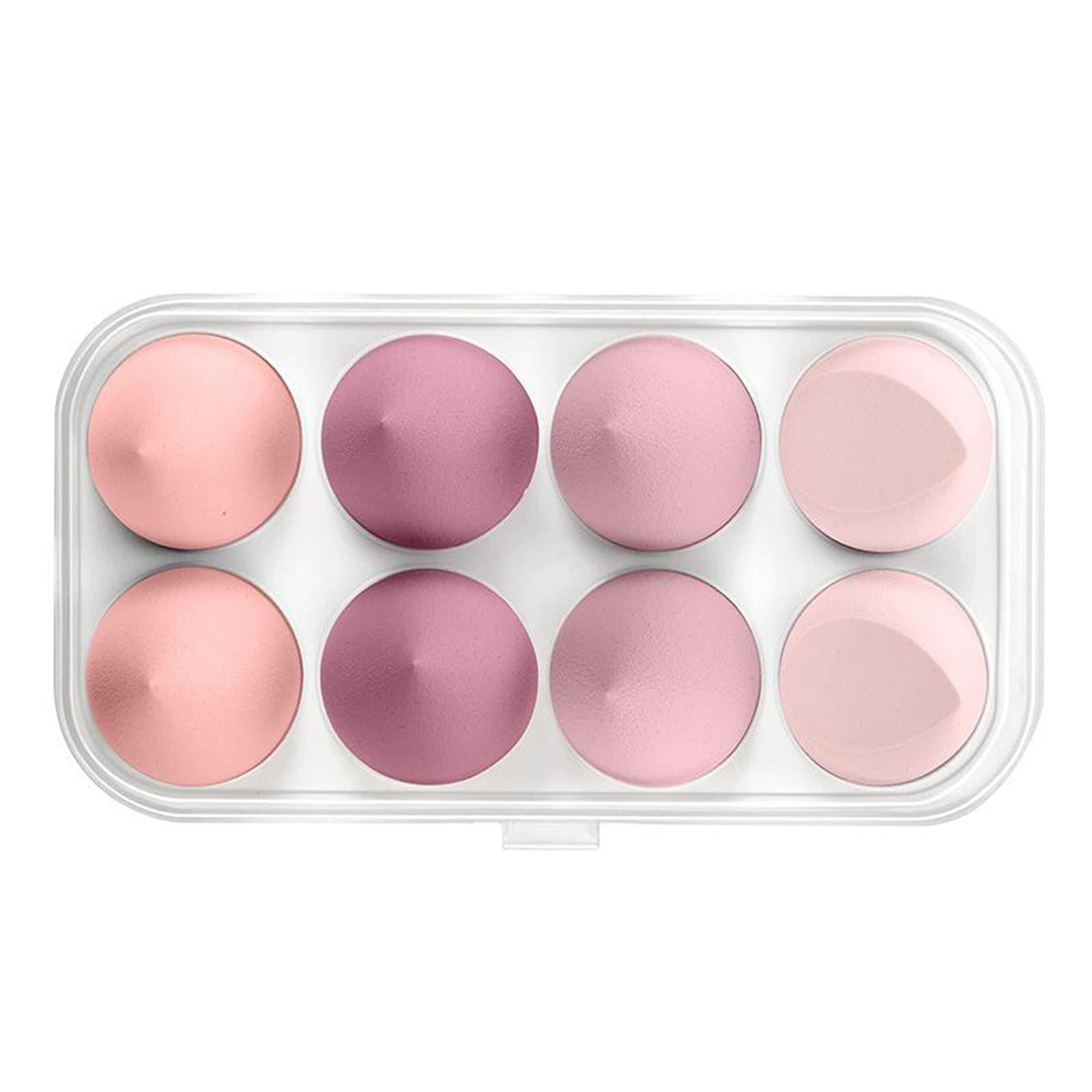 8x Beauty Makeup Sponge Set Blender Blending Foundation  Strawberry Mousse