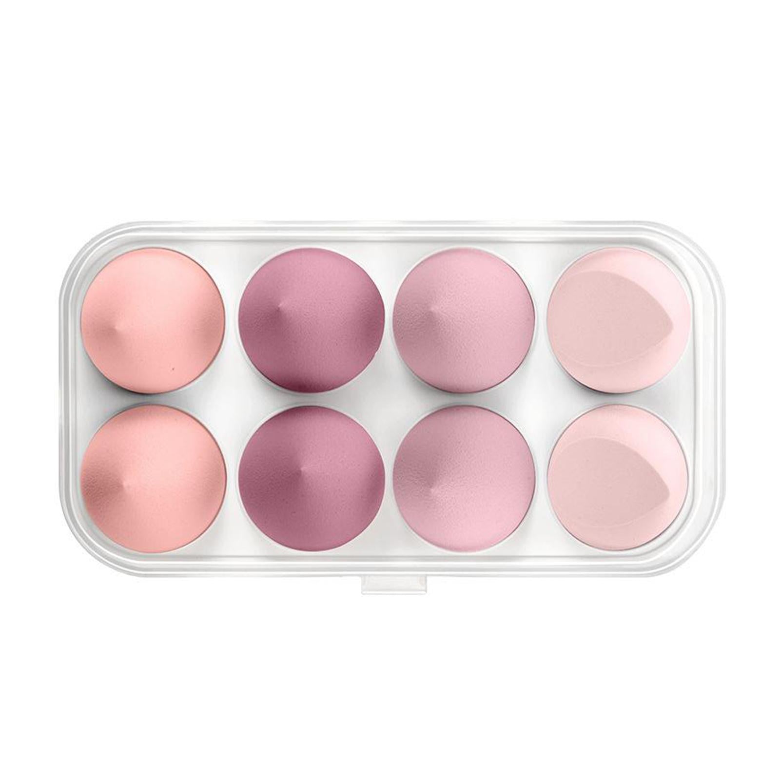 8x Beauty Makeup Sponge Set Blender Blending Foundation  Strawberry Mousse