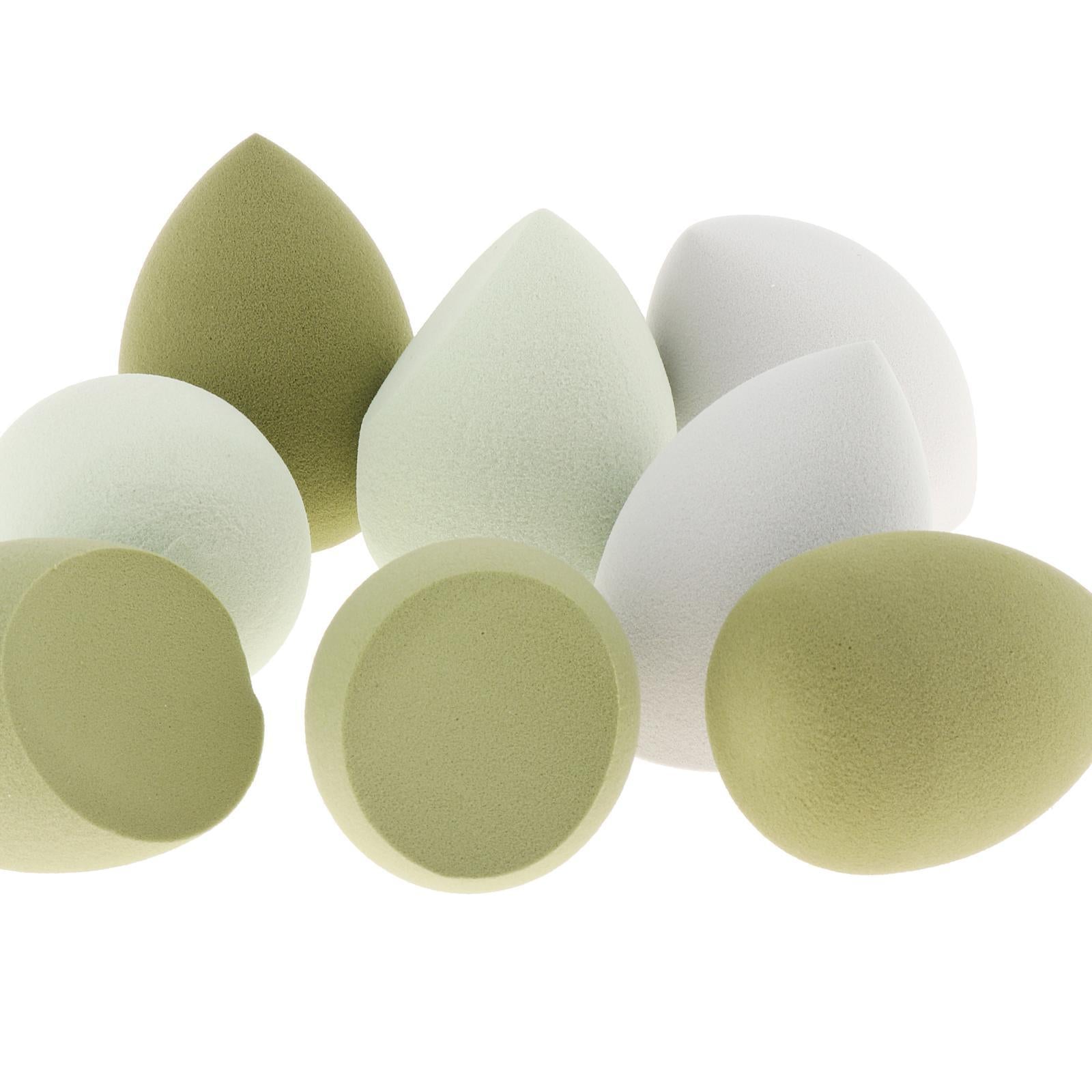 8x Beauty Makeup Sponge Set Blender Blending Foundation  Avocado Green