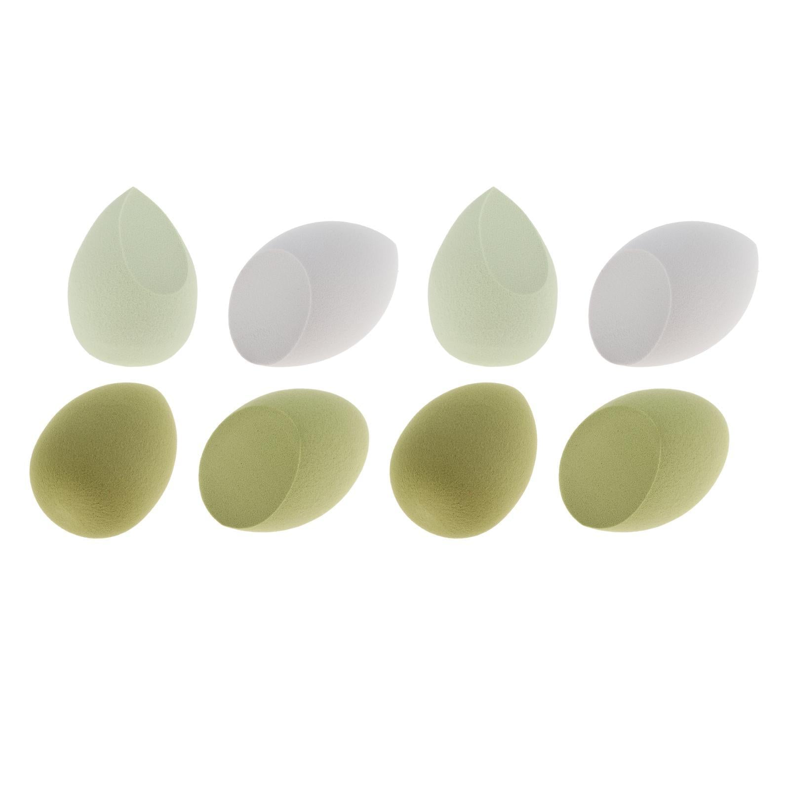 8x Beauty Makeup Sponge Set Blender Blending Foundation  Avocado Green