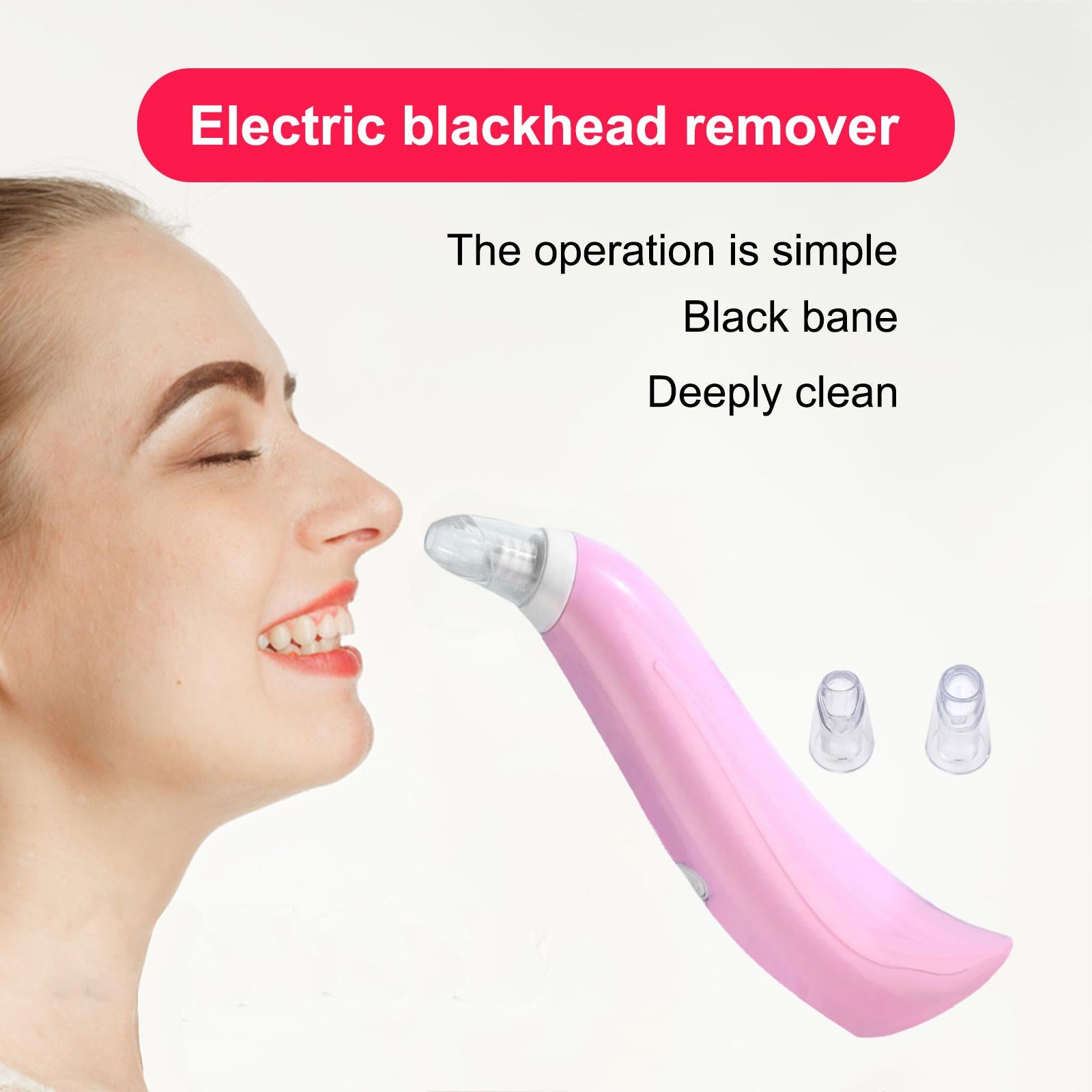 Face Skin Care Blackhead Remover Acne Vacuum Suction Spot Cleaner Pink