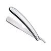 Straight Edge Barber Razors Folding Shaving Razor Mens Manual Shaver Silver