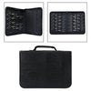 Durable PU Leather Hair Scissors Shears Combs Case Pouch Hold 24 Scissors