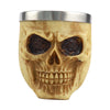 Mens Skull Head Soap Cup Shaving Lather Bowl for Male Heavy Duty Style 02