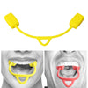 Jaw Line Exerciser Anti-Wrinkle Face Fitness Exercise Tool Yellow 30lbs