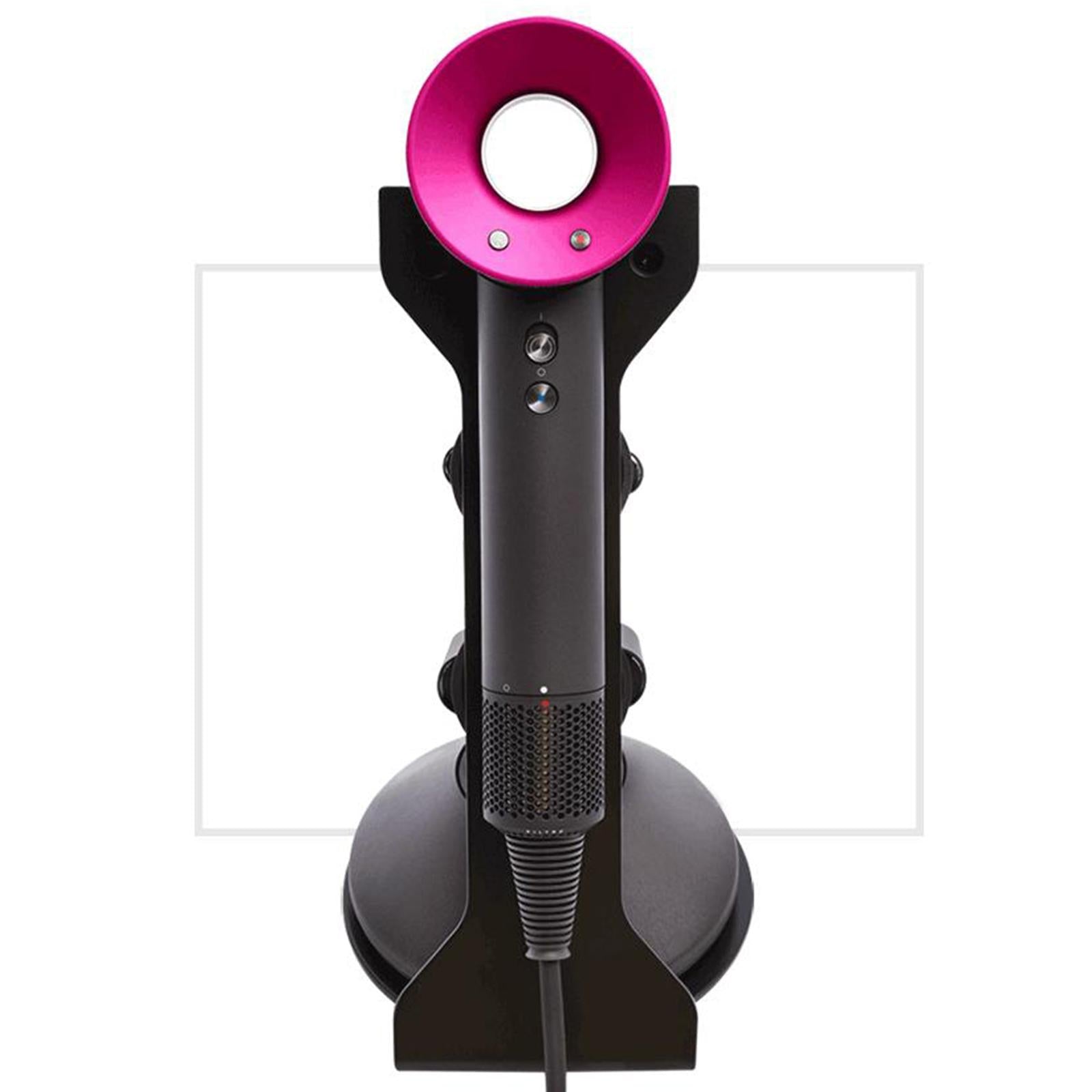 Portable Hair Dryer Holder Bathroom for Dyson Hairdryer Black