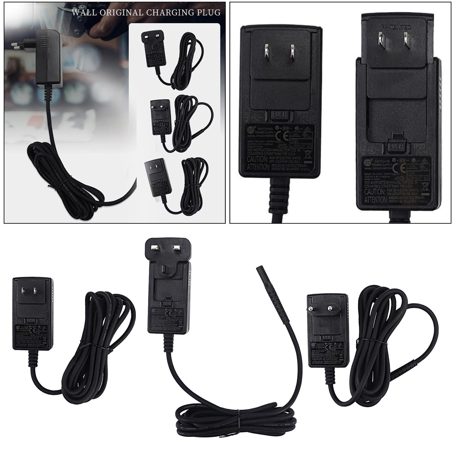 Wall Home AC Power Adapter Charger for Wahl 5-Star 8148 8504 Clipper 110V