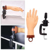 Nail Practice Hand Manicure DIY Training Display Model Hand with Bracket