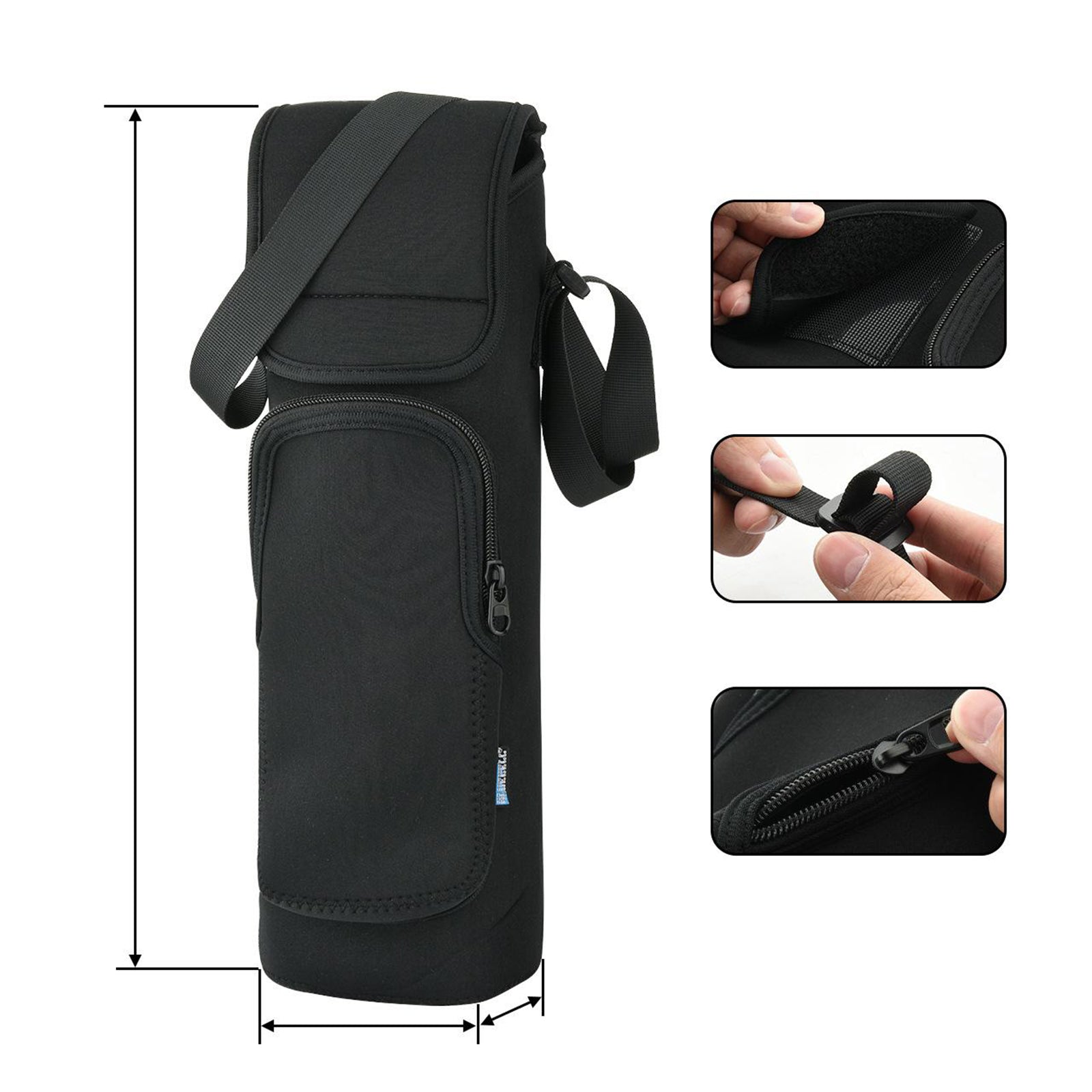 Travel Water-resistant Neoprene Hair Dryer Holder Cover Bag Carrying