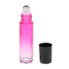 24pcs Roll on Glass Bottles Perfume Essential Oil Bottle Travel Gradient