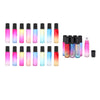 24pcs Roll on Glass Bottles Perfume Essential Oil Bottle Travel Gradient