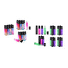 24pcs Roll on Glass Bottles Perfume Essential Oil Bottle Travel Gradient