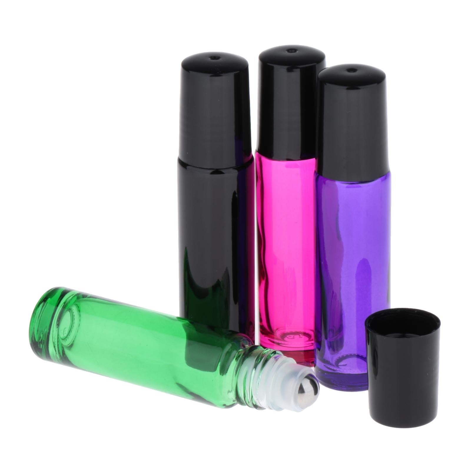 24pcs Roll on Glass Bottles Perfume Essential Oil Bottle Travel Color