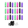 24pcs Roll on Glass Bottles Perfume Essential Oil Bottle Travel Color