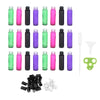 24pcs Roll on Glass Bottles Perfume Essential Oil Bottle Travel Color