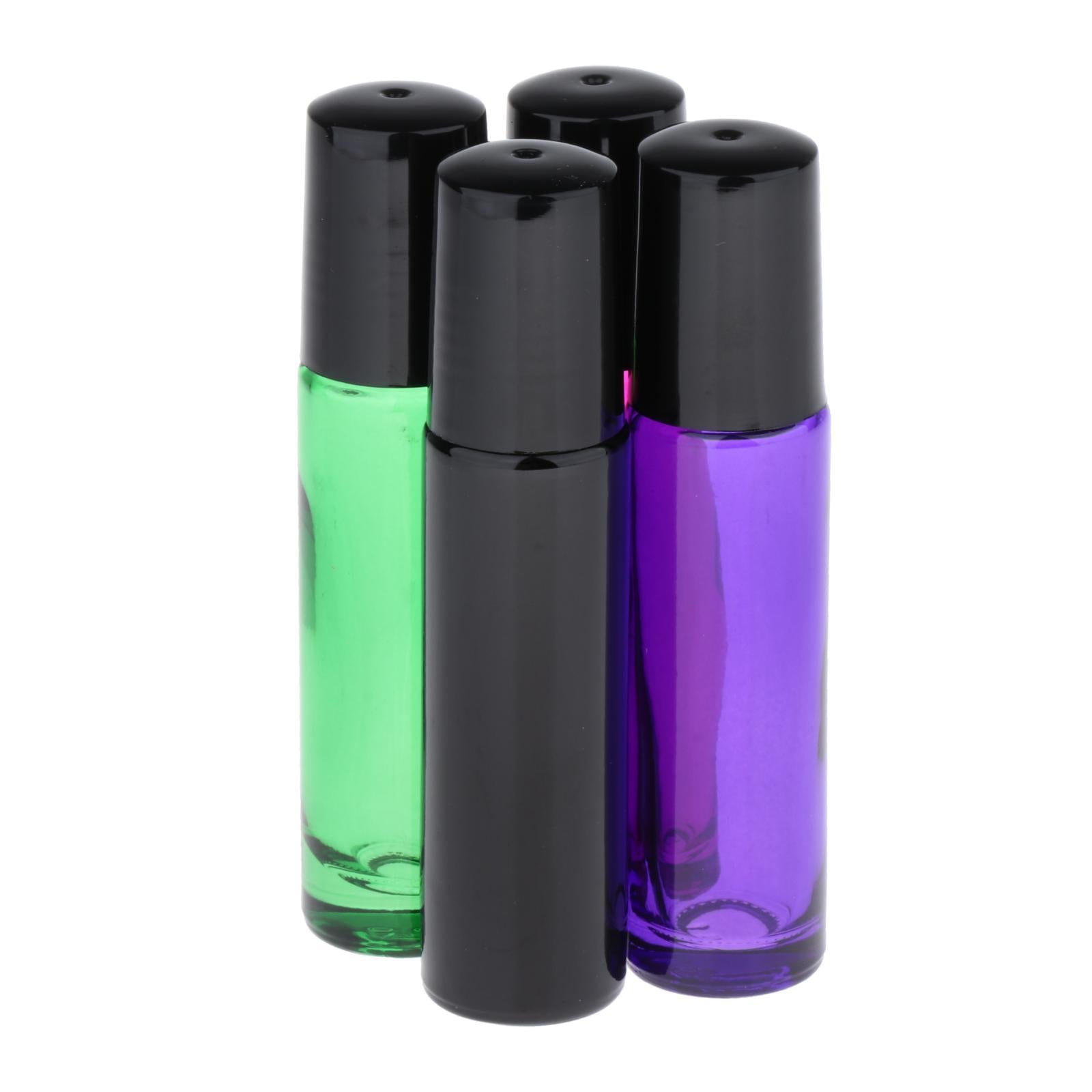 24pcs Roll on Glass Bottles Perfume Essential Oil Bottle Travel Color