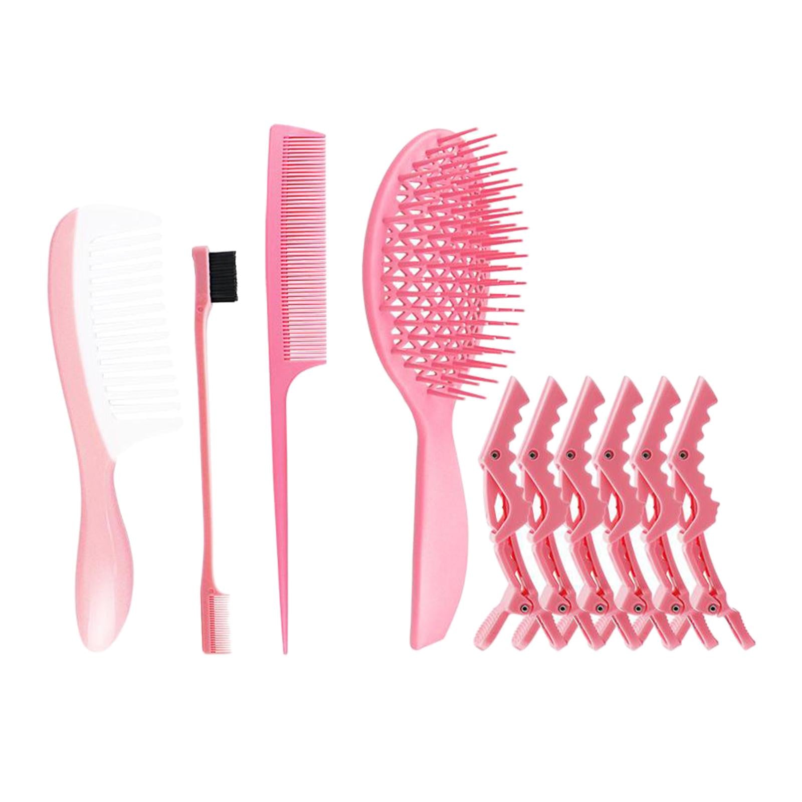 with Clips Styling Comb Set Hair Brush for Salon Defining Curls Blow Drying