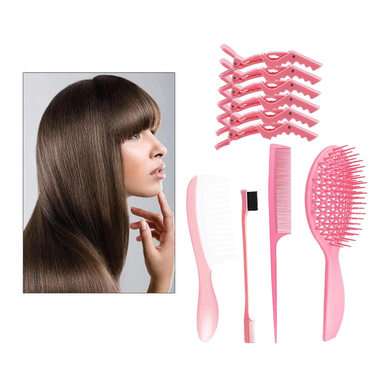 with Clips Styling Comb Set Hair Brush for Salon Defining Curls Blow Drying