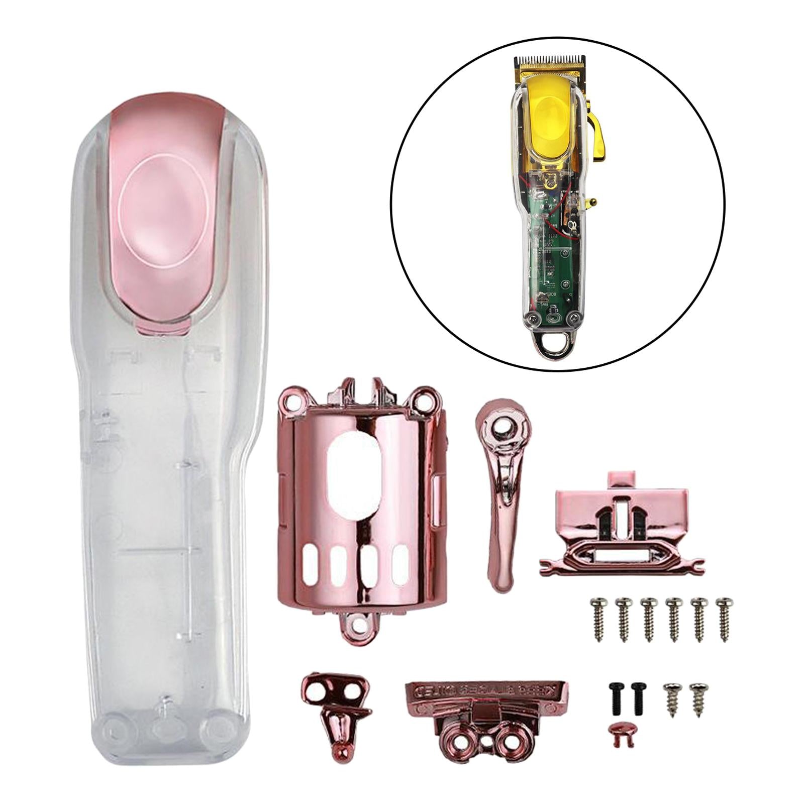 Top Housing Full Housing Combo Kit for Wahl 8591 8148 8504  rose gold