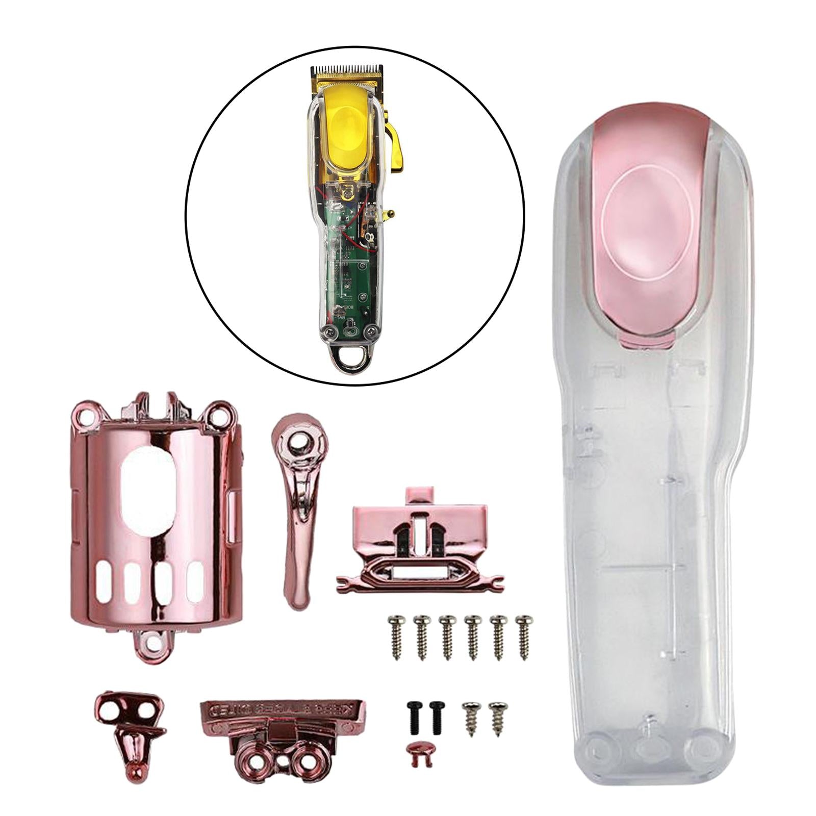 Top Housing Full Housing Combo Kit for Wahl 8591 8148 8504  rose gold