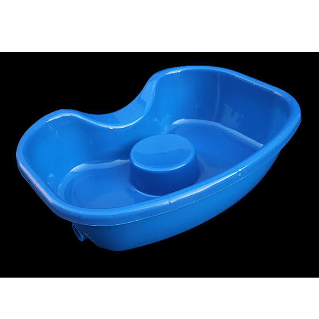 In Bed Shampoo Hair Washing Basin Bathing Aid for Disabled Elderly Pregnancy Dark Blue 70cm