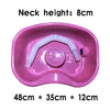 In Bed Shampoo Hair Washing Basin Bathing Aid for Disabled Elderly Pregnancy Pink 150cm