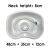 In Bed Shampoo Hair Washing Basin Bathing Aid for Disabled Elderly Pregnancy White 150cm