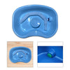 In Bed Shampoo Hair Washing Basin Bathing Aid for Disabled Elderly Pregnancy Light Blue 150cm