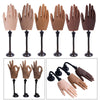 Silicone Practice Hand for Acrylic Nails Movable Flexible Fake Hand  Style 1