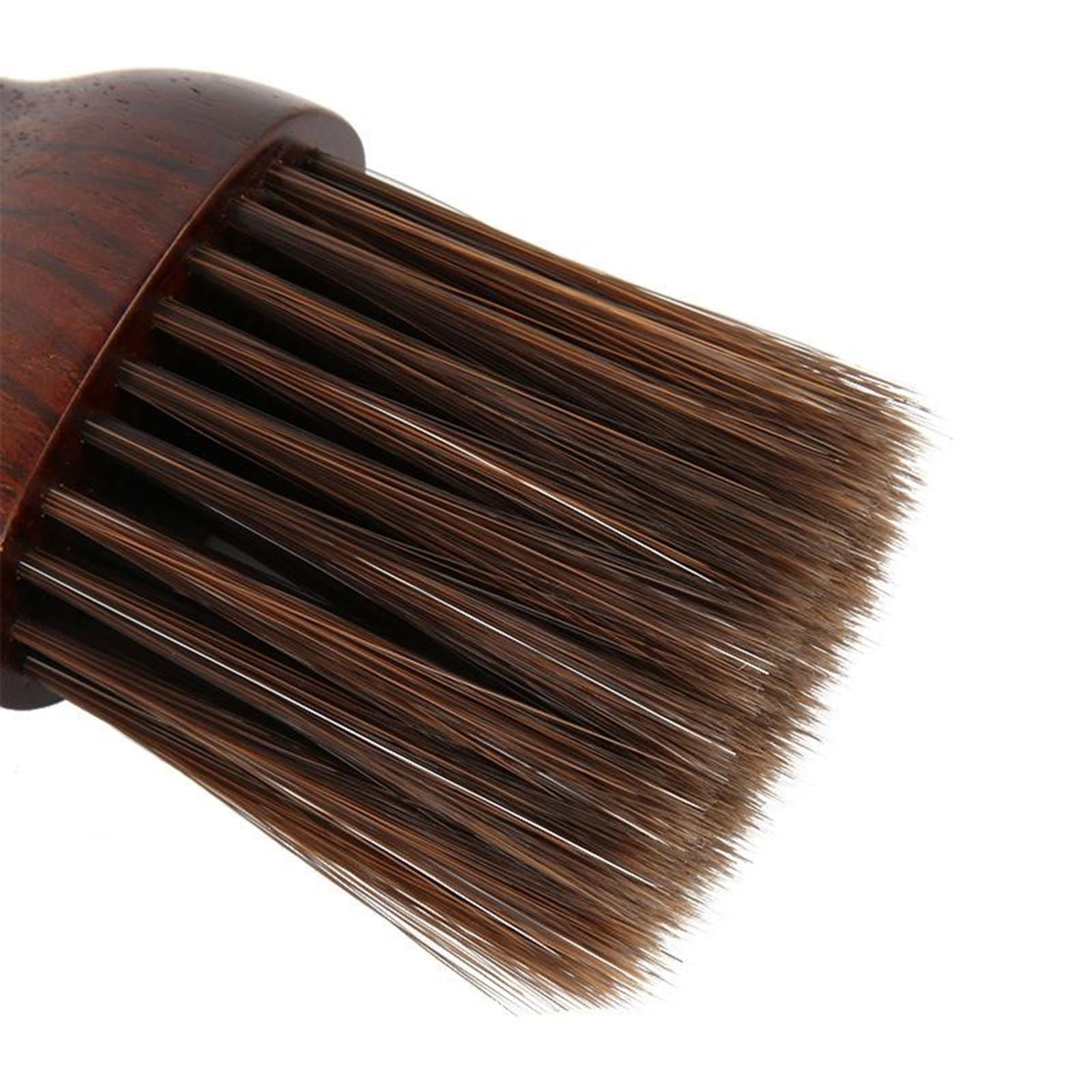 Barber Hair Cutting Brush Hairbrush Wooden Handle Cutting Skin-friendly S